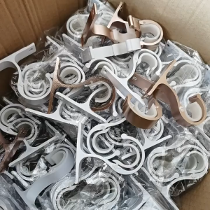2 pcs Tiang Gorden Bracket Aluminum Alloy /Hook Penyangga Tiang Batang Gorden/Curtain Rod Brackets
