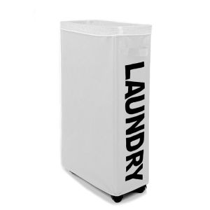 [SG Ready Stock] Laundry Basket With wheels★45L/66L/84L Capacity★Foldable Slim Durable Lockable Waterproof Oxford★All Purpose Storage Clothes Toys★Ship From Spore★Local After-Sales Support