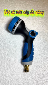 Vòi xịt tưới cây đa năng có nhiều chế độ phun để tưới xịt đuôi nối thau