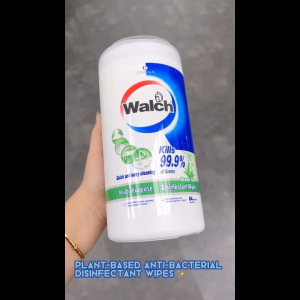 WALCH Multi-purpose Disinfectant Wipes Green Tea 84 pcs
