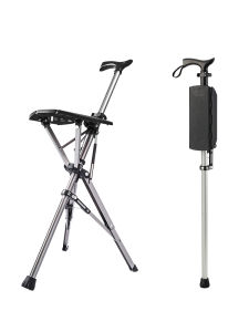 Portable Folding Cane Chair