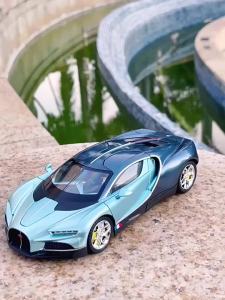 MAKEDA | 1:24 Tourbillon Valkyrie Miniature Toys Model Diecast Alloy Sport Car Front Wheel Steering Sound Light Pull Back Vehice Ornament