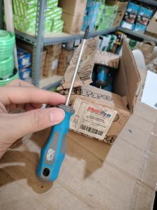 Obeng TPR 4" plus ( + ) / 4in minus ( - ) Screwdriver 4 inch