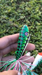 Jump Frog Geol Toman Rattle 7cm Ose Nusantara Tomania Auto Walk The Dog Snakehead specialist Umpan Casting Toman Handmade jump frog geol toman Giant Snakehead lure