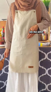 Waterproof Antifouling Apron Coffee Restaurant Working Apron Kitchen Cooking Oil-proof Apron