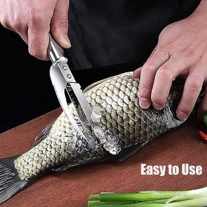 Kitchen Tools Fish Maw Knife Two In One Stainless Steel Fish Maw Knife For Slaughtering Fish Scales Scraper Fish Scales Planing