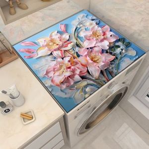 American-Style Light Luxury Washing Machine Cover Pads Refrigerator Dust Covers Household Sun Protection Bedside Table Pads