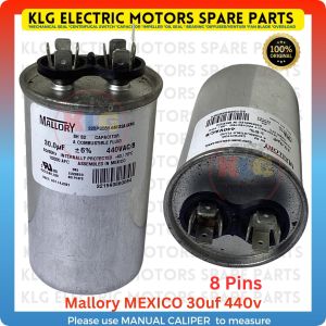 Mallory 30uf 440v capacitor for water pump