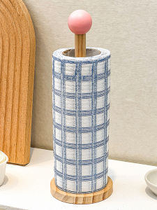 Kitchen Stand Tissue Holder Vertical Paper Towel Roll Holder Disposable Cloth Holder Lazy Cloth Hanger  Style Japanese
