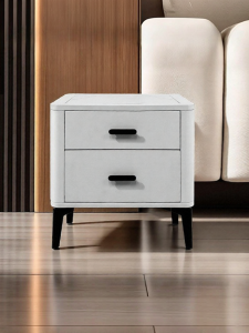Airland | Storage Bedside Cabinet with Elegant Marble