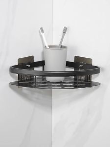 Bathroom Stand Aluminium Alloy Organizer Storage Shelf Rack Space Accesssories Shower gel holder Shampoo holder