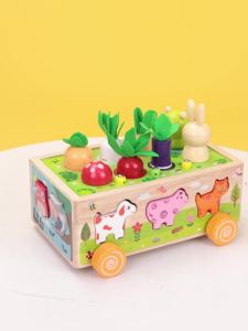MWZ | Trò Chơi Ghép Hình Bằng Gỗ Montessori - Số Học Hình Học Động Vật - Khối Xây Dựng Giáo Dục Cho Trẻ Em 3-12 Tuổi