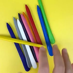 12/24/36 Colors Plastic Crayons Painting Safe Non-Toxic Not Dirty Hand Not Easily Broken Waterproof Drawing Art Coloring Set
