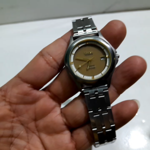 Đồng hồ nam tay nhỏ Klaeuse Diamond size 35.5mm năng lượng ánh sáng second hand si Nhật