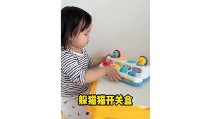 【READY STOCK】Pop-Up Animal Toy Switch Box Button Peekaboo Action Reaction Early Learning for Baby 躲猫猫弹出玩具 (TOY97)
