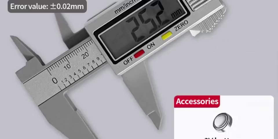 150mm High Accuracy Electronic LCD Slide Vernier Caliper Micromecarbon fiber
