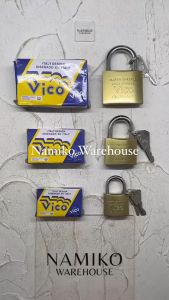 Gembok Pintu Pagar Rumah Chrome Brass VICO 40 50 60 mm
