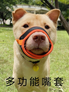 Dog Mouth Cover Anti-Bite Call Pet Stop Large Medium Small Dog Anti-Loss Scare Dog Mouth Mask Dog Travel Accessories