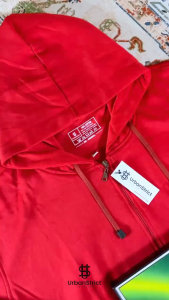 Urbanstrict - Jacket Zipper Polos Merah