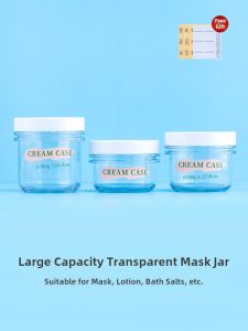 Large Capacity Handmade Thickened Cream Jar Facial Mask Container Home Use Personal Care Cosmetic Packaging Bottle Sample Box