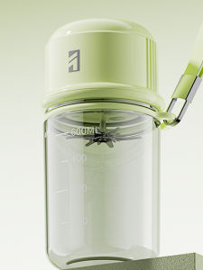 Portable Wireless Rechargeable Glass Juicer Cup Double Person Side Fruit Juicer Lightweight Food Processor Stainless Steel Blade