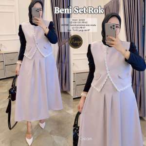 SIGNADILA | Beni Oneset 3in1 Rok Vest Inner / Setelan Formal Wanita