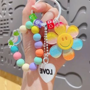 Gantungan hp aesthetic korea Super Lovely Gantungan Kunci Gantungan Handphone Gantungan Headset Bluetooth Gantungan Tas Aksesoris Liontin Motif Warna Warni