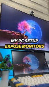 EXPOSE Gaming Monitor For PC 19 22 24 27 inch 1080P 240Hz Flat LED Display Desktop Computer with HDMI VGA