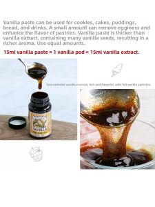 LorAnn Madagascar Vanilla Paste with Vanilla Seeds Australian Queen Vanilla Essence for Baking And Cooking Food Additives