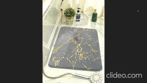 Coral Memory Foam Mat 60x40 cm/ Keset Kaki Rumah Dapur Pintu Kamar Anti Selip