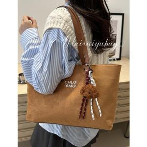 กระเป๋าสะพายไหล่ทรงตุ๊กตาแมวแบบสะพายข้างสำหรับผู้หญิง ความจุขนาดใหญ่ สไตล์เรโทร แฟชั่นฤดูใบไม้ร่วง/ฤดูหนาว กระเป๋าถือทรงตุ๊กตาแมวแบบลำลอง