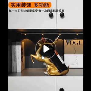 CT188D110 HOMMY ที่วางขวดไวน์ กวาง ของตกแต่งบ้าน ของขวัญขึ้นบ้านใหม่