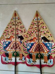 wayang kulit gunungan 30cm terlaris