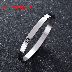 Rose Gold Titanium Steel Bracelets for Couples Mens Womens Fashionable Unique Design High-End Feeling Personalized Accessories