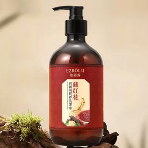 Saffron Family Shampoo Lightweight Smooth Moisturizing Shampoo He Shou Wu Fluffy Shampoo