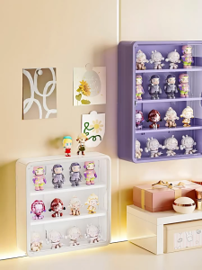 Acrylic Display Box Wall Popmart Display Case Figurine Organiser Blind Box Nendoroid Organizer