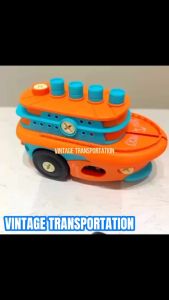 Vintage Transportation Screwdriver Assemble Construction Toy Vehicle Playset for Kids by WISHLAND