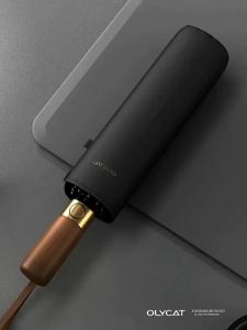 (SG Seller) OLYCAT Extra Large Folding Umbrella Luxury Wooden Handle Umbrella Automatic Umbrella Windproof Strong 10 Ribs Large Golf Rain Umbrella Business Umbrella S8