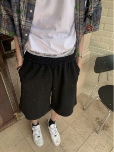 Quần Short Bóng Rổ Màu Đen Mùa Hè Phong Cách Mỹ Cổ Điển Quần Thể Thao Nam Quần Ngắn Năm Điểm Thương Hiệu Hợp Thời Trang