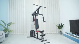 ADSports F3 All In 1 Multi-Function Home Gym 54KG Weight Stack Fitness Workout Press Trainer Smith Machine