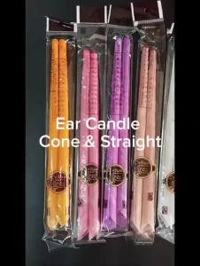 OULISI 100pcs Ear Candle Lilin Telinga Resdung Spa Beauty Relax Candling Therapy Aromatherapy Aroma 直筒耳烛熏香放松