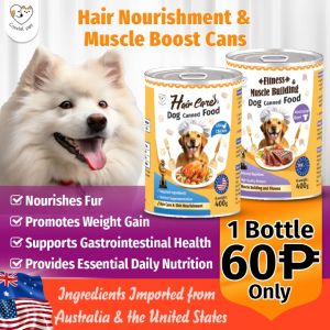 Cassiel Pet 400g Wet Can Food Hair Care and Muscle Building Organic Dog Canned Food
