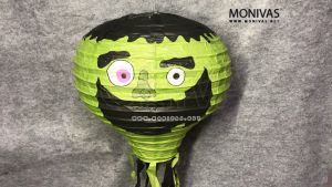 Frankenstein Paper Lantern Halloween Party Decorations Hanging Haunted House Props