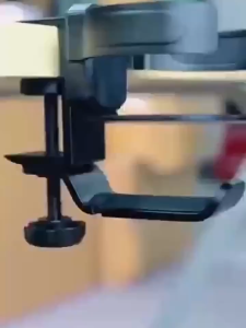 Desk Cup Holder 2 in 1 Desk Cup Holder with Headphone Hanger Easy to Install Sturdy Durable