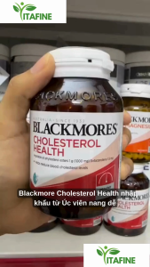 [Hàng Cty] Blackmores Cholesterol Health 60 Viên Giúp Giảm Cholesterol Ngăn Ngừa Triệu Chứng Tim Mạch
