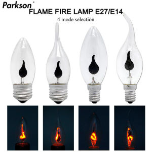 Vintage Edison E14 E27 Led Light Bulb Candle Light Flame Effect Bulb 3W AC220V Lighting Ampoule Candle Bulb For Home Decor