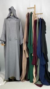 Áo Choàng Cầu Nguyện Ramadan 12 Màu Dành Cho Nữ Kiểu Abaya Tay Cánh Dơi Chất Liệu Polyester Và Elastane Thiết Kế Thoải Mái Kiểu Dáng Jalaba Thích Hợp Cho Lễ Eid.