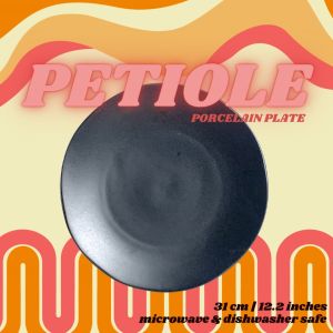 PETIOLE Ceramic Plate | Piring Porcelain | Piring Saji | Piring Makan