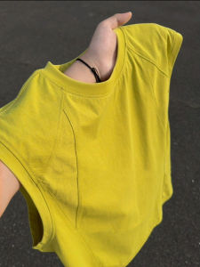 Lemon Yellow Quick Drying Breathable Tank Top