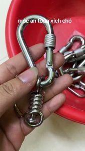 móc ren chống xoắn cho chó to inox 304 không rỉ chắc chắnphụ kiện cho chó